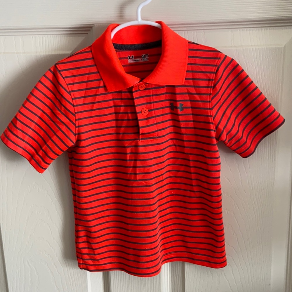Boys under armour dress shirt